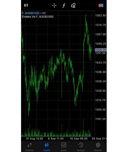 NCM Metatrader 5 Altın Grafik