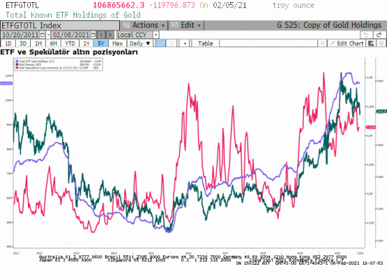 Altın (COT) derinlik raporu 