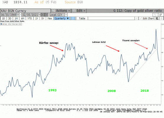 Altın/gümüş rasyosu 