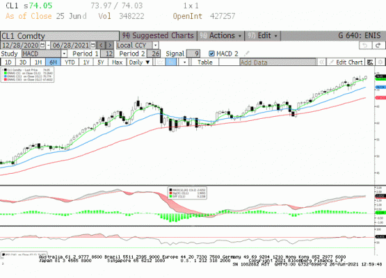 Yakın vade ham petrol teknik görünüm 
